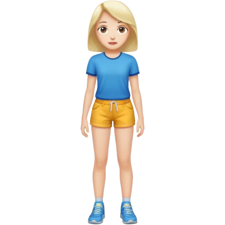 Naked girl with legs spread  emoji