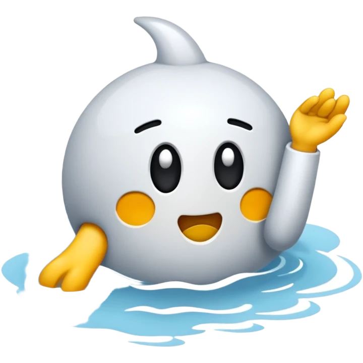 Faça um emoji de um laço branco de iphone emoji