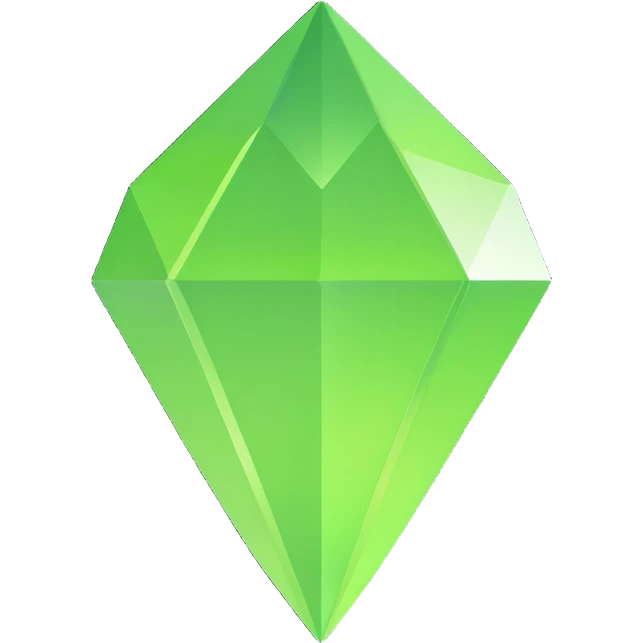 plumbob diamond shape emoji