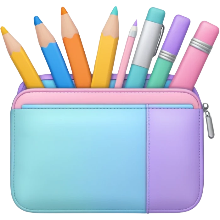 aesthetic school supplies pastel emoji