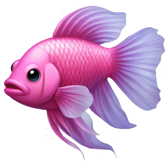 a pink beta fish emoji  emoji