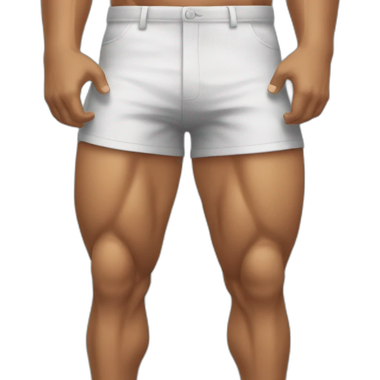 Muscular legs emoji