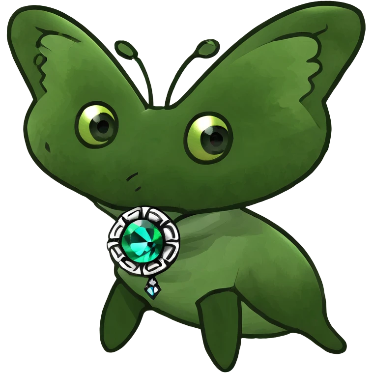 pink butterfly jewel emoji