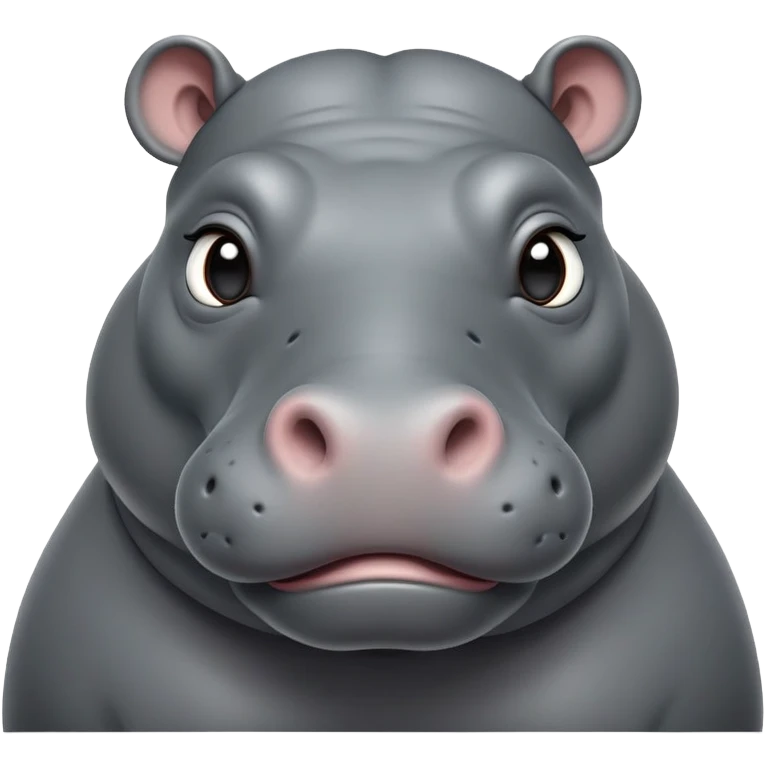 cinematic-noble-hippo-portrait-emoji,-poised-and-regal,-with-a-massive,-robust-build-and-a-smooth,-sleek-slate-gray-hide,-deep-set-soulful-eyes,-simplified-yet-sharp-and-sophisticated-features,-highly-detailed,-glowing-with-a-soft radiance emoji