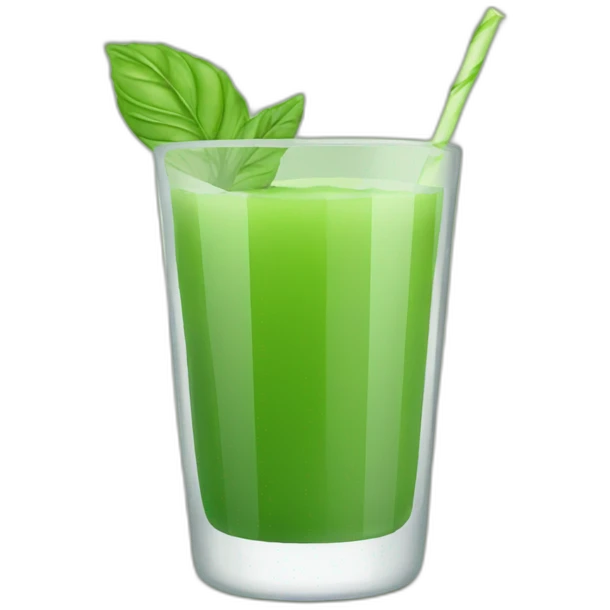 green juice shot emoji