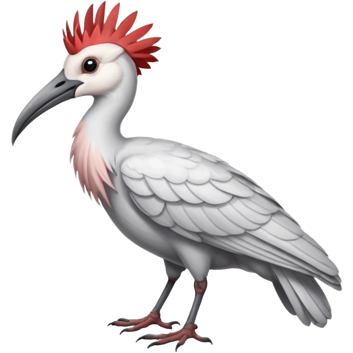 crested ibis emoji