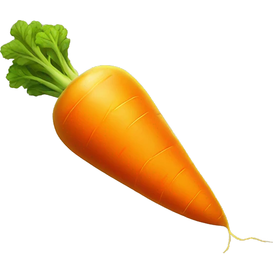 radioactive carrot emoji