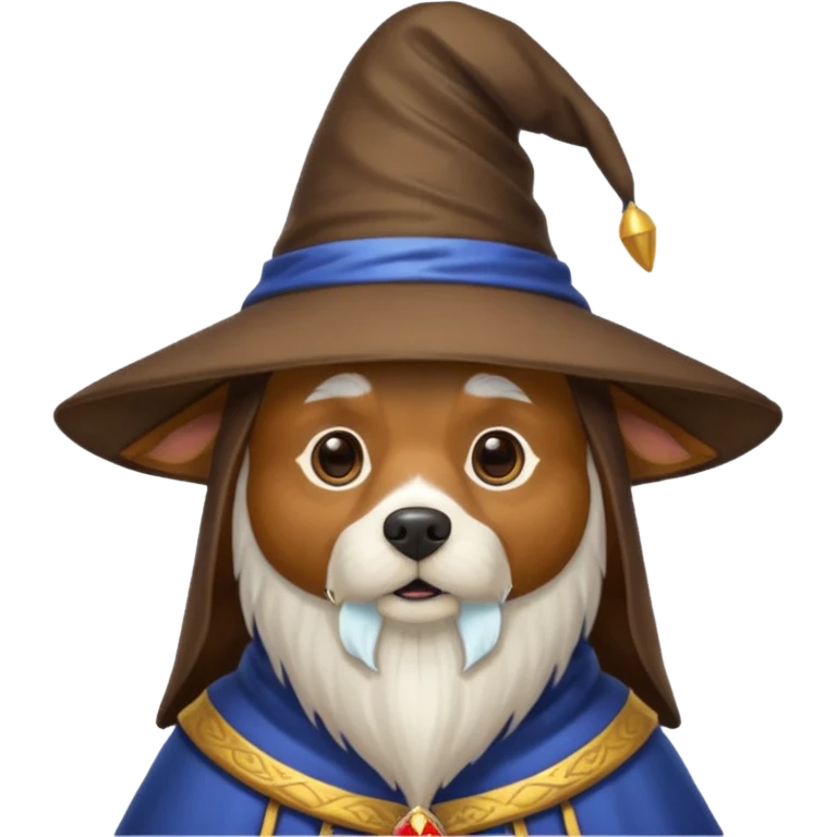 Dog wizard emoji