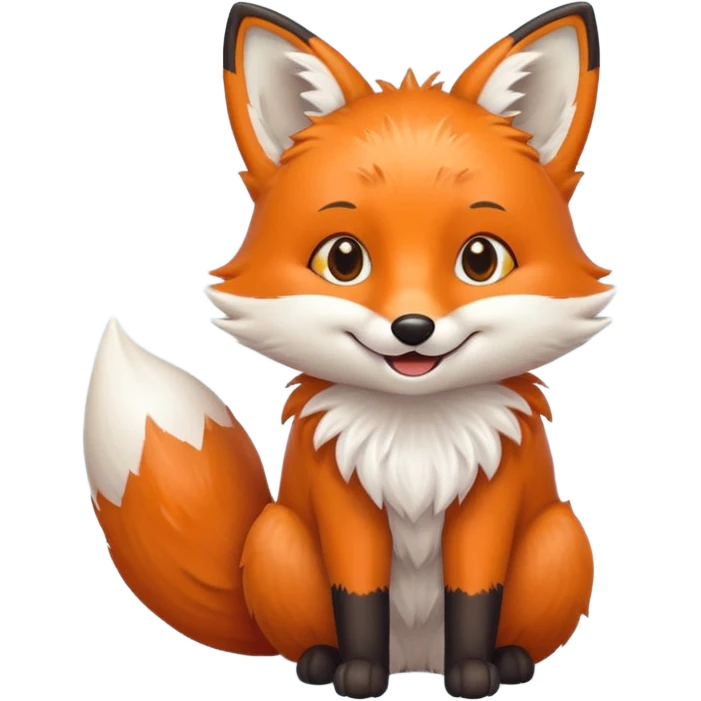 Renard mignon emoji