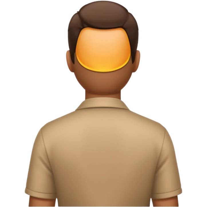 back view of a person emoji