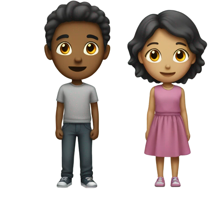 Boy and girl emoji