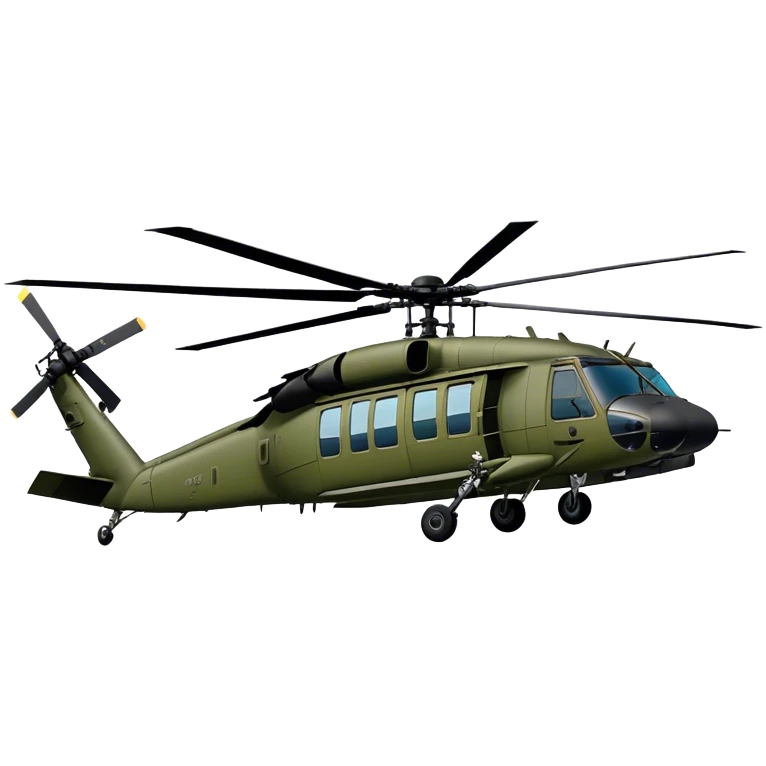Sikorsky UH-60 Black Hawk - Sikorsky (Model Year: 2022) (Iconic colour: Olive green) emoji
