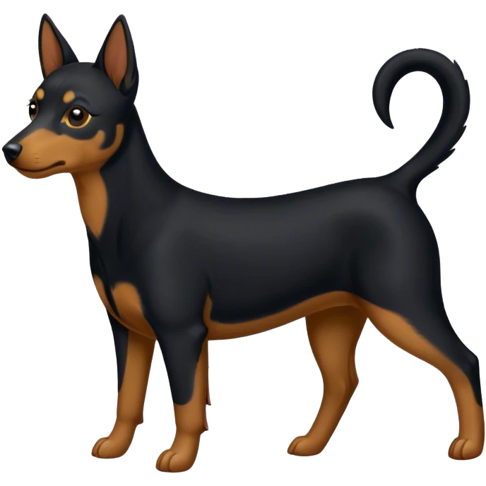 black and tan kelpie  emoji