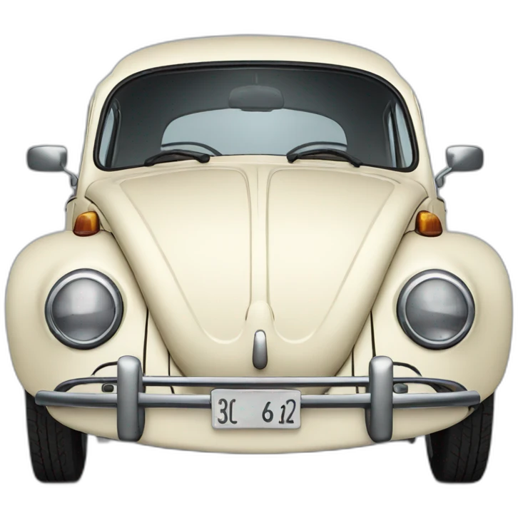 Front VW Beetle emoji