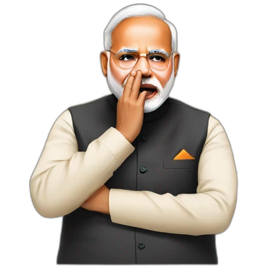 Modi ji crying emoji