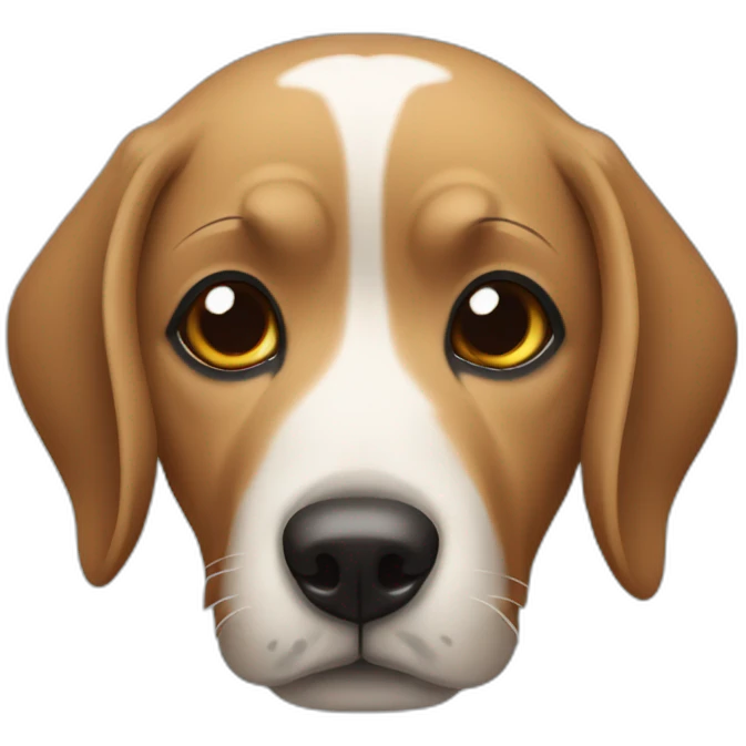 Chien malade emoji
