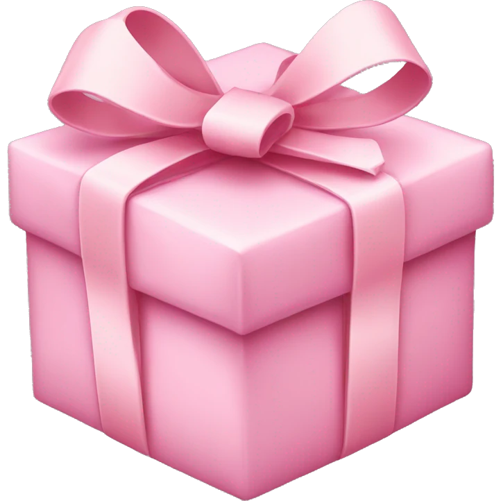 Light pink present emoji