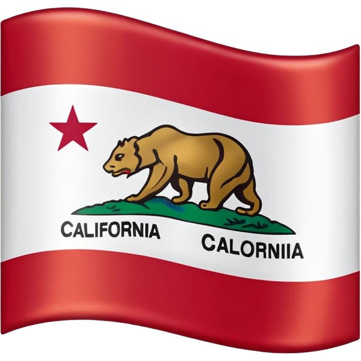 California Flag Emoji AI Emoji Generator