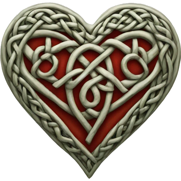  celtic detailed heart emoji