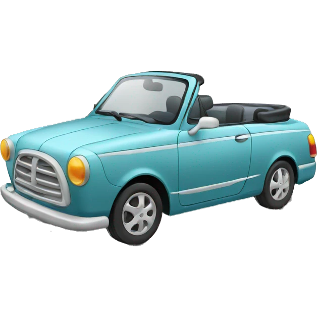 Voiture multicolore emoji