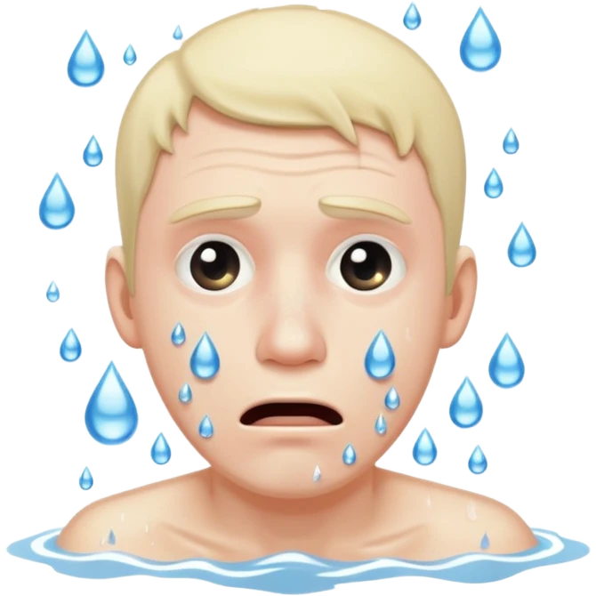 man drowning emoji