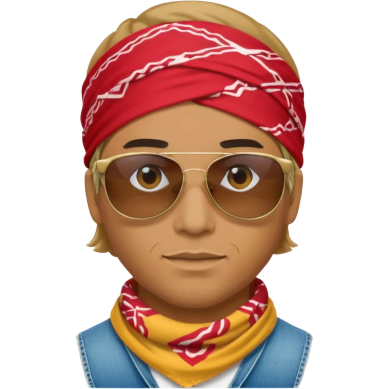 men with bandana & sunglass emoji