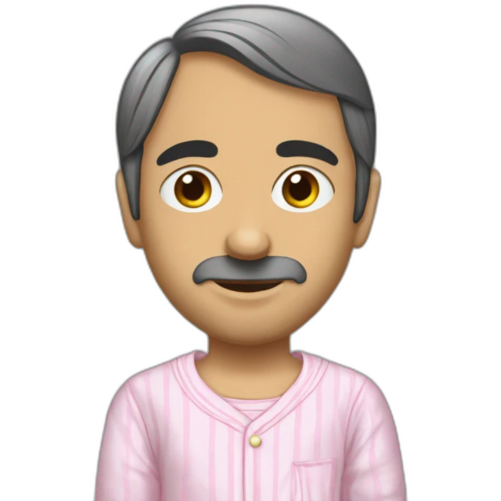 Zemmour en pyjama  emoji