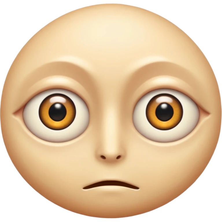 large skin surface with dozens of eyes emoji
