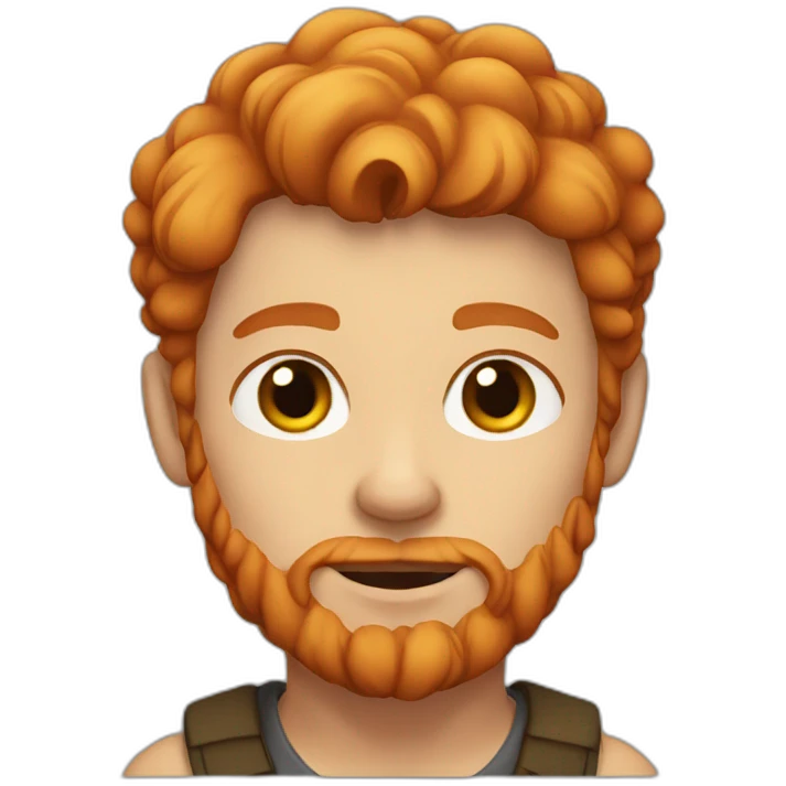 ginger shepherd with no white emoji