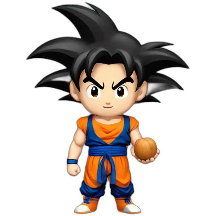 goku holding nuts emoji