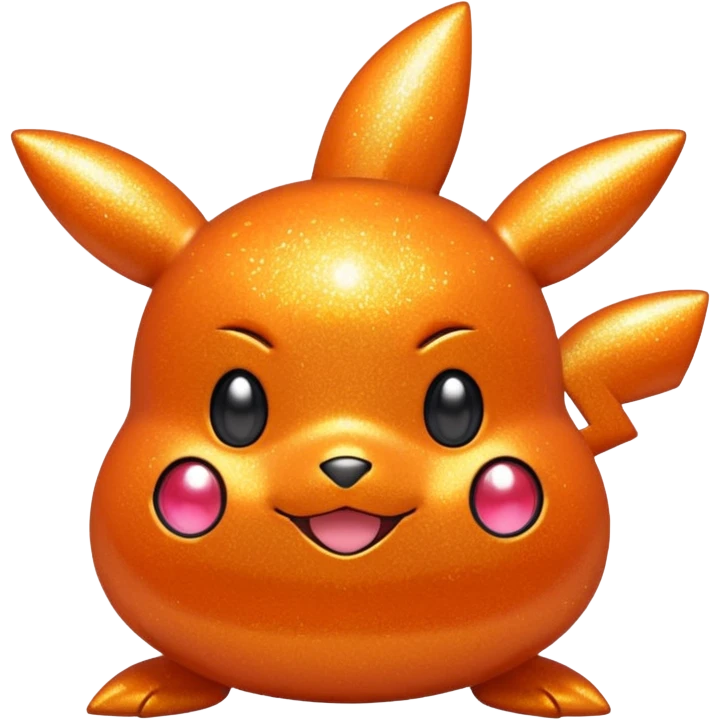 glitter pokemo orange emoji