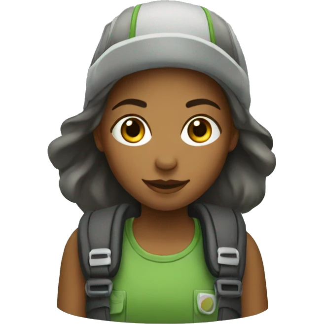 Environmentalist girl emoji