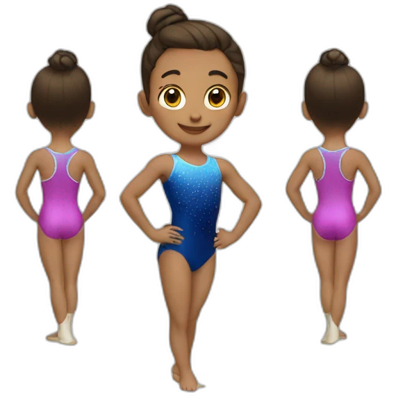 Gymnastic leotard for boy emoji