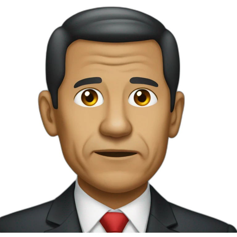 former president antauro humala serious emoji