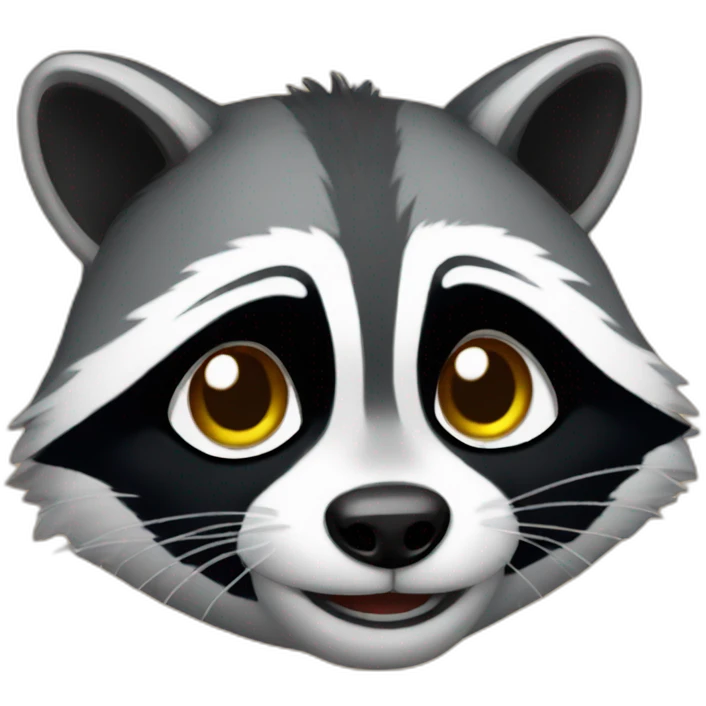 gay racoon emoji