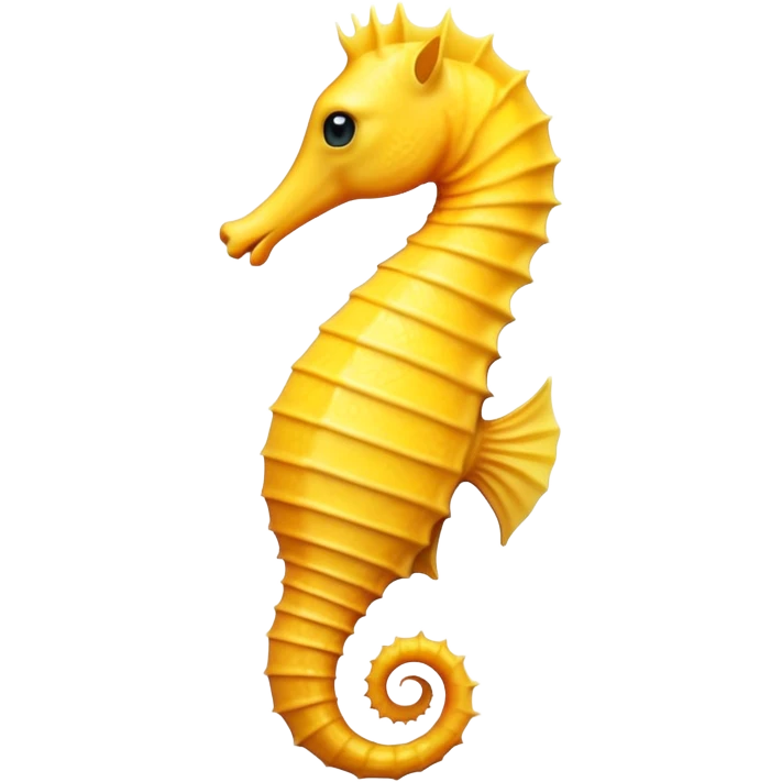 Yellow Sea horse emoji