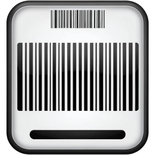 Barcode label emoji