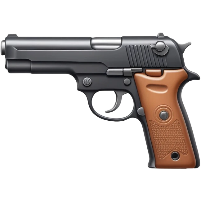 Hand with a gun emoji