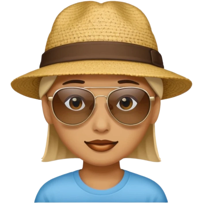 Persona bajo el sol emoji