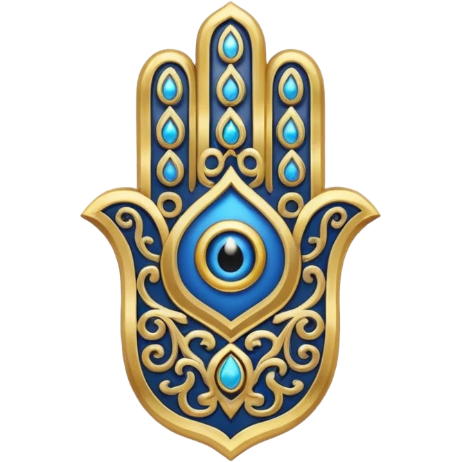 hamsa charm symbol emoji