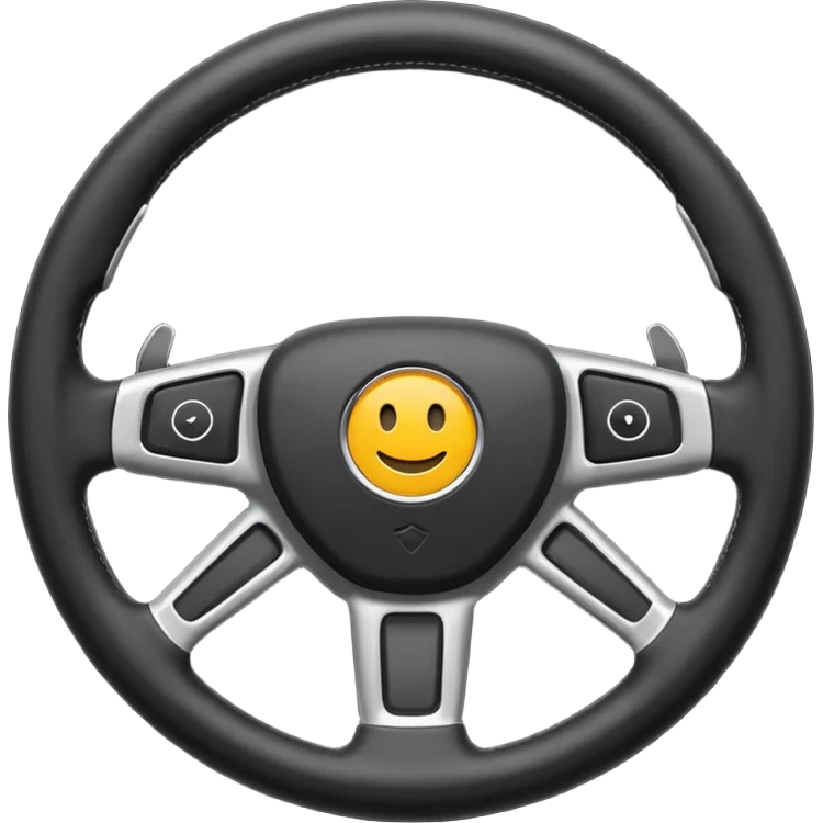 steering wheel emoji