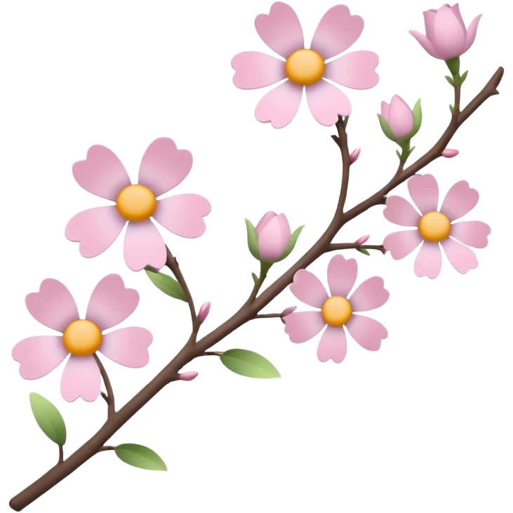 Flowers on a branch emoji