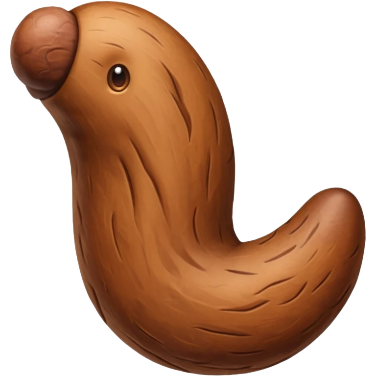 Big brown realistic dick emoji