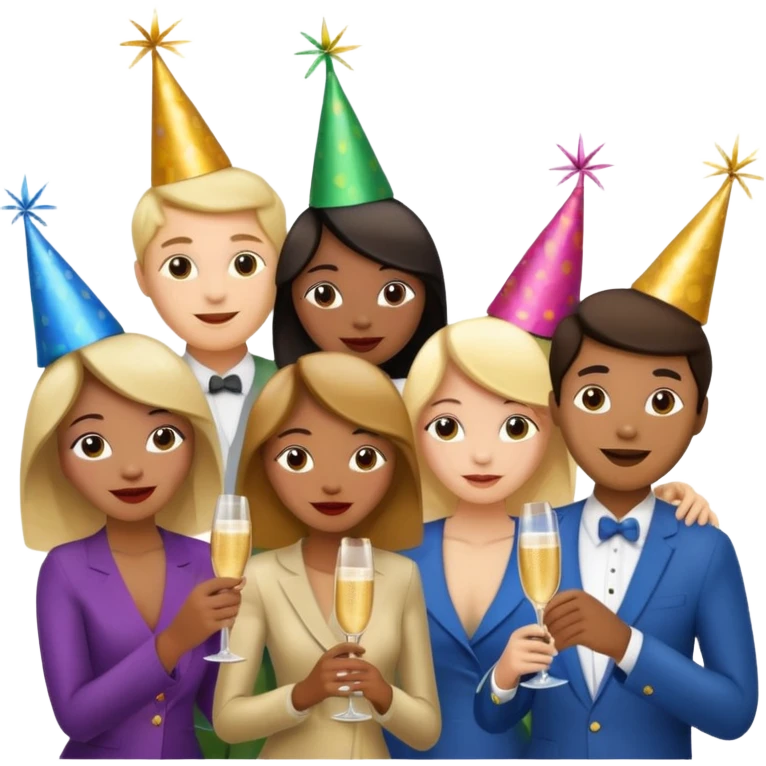 Red group peoples party emoji