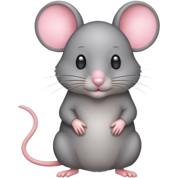 full body of mouse, front view emoji
