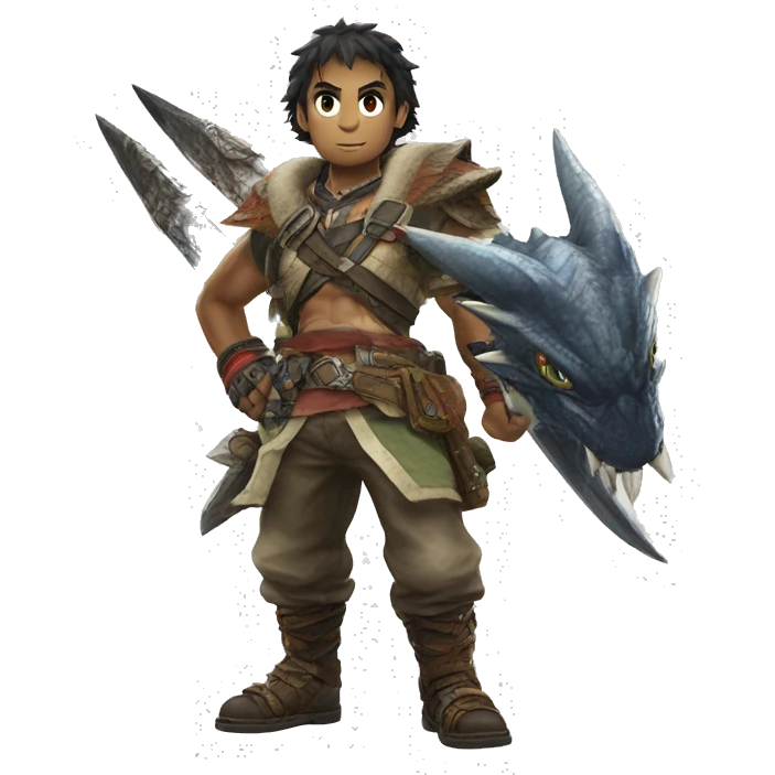 Monster hunter from capcom emoji
