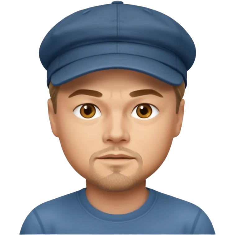 leonardo caprio with cap  emoji