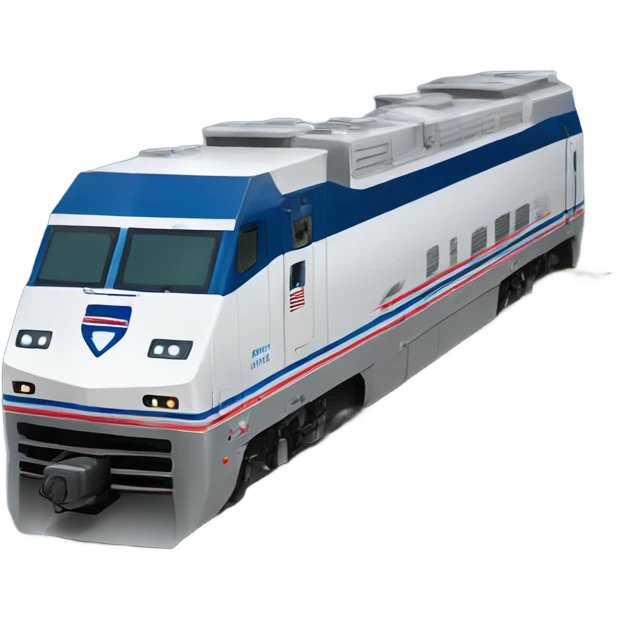 Small Amtrak acs64 train emoji