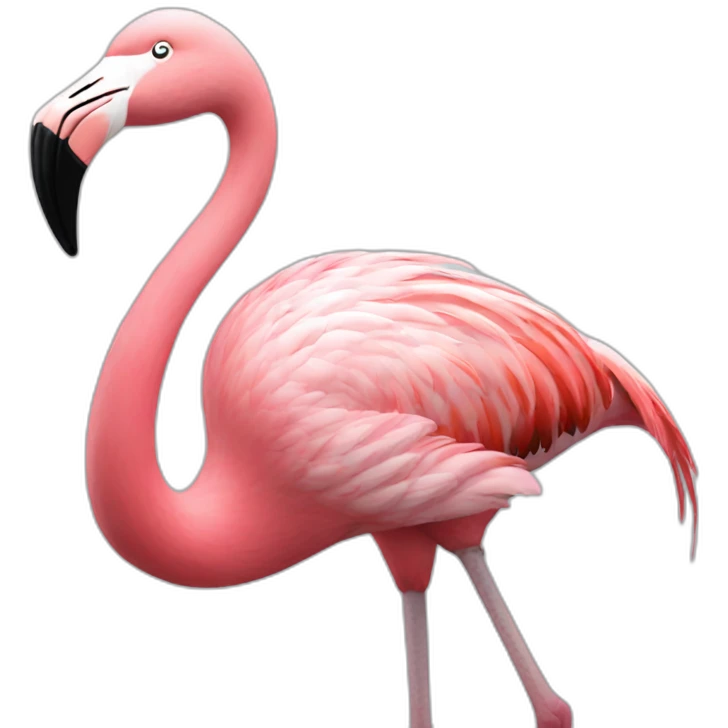 Flamingo model emoji