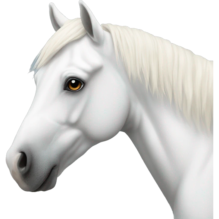 White horse emoji